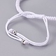 Fabbricazione di braccialetti di perline intrecciati con corde di nylon BJEW-F360-FP19-3