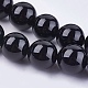 Brins de perles d'onyx noir naturel G-H1567-10MM-3
