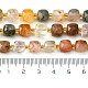 Chapelets de perles en quartz de rutile naturel G-Q010-A15-01-5