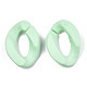 Opaque Spray Painted Acrylic Linking Rings X-OACR-S036-001A-I12-2