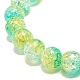 Bracelet extensible en perles rondes en acrylique de couleur bonbon de 10 mm pour femme BJEW-JB07585-6