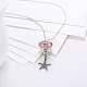 925 Sterling Silver Pendant Necklaces NJEW-BB18225-5