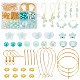 PH PandaHall 247pcs Green Earring Making Kit DIY-PH0010-92A-1