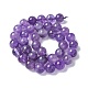 Natürlichen Amethyst Perlen Stränge&nbsp;G-R446-10mm-21-A-6