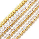 Square Cubic Zirconia Strass Chains CHC-N020-07-1