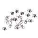 Pandahall elite 201 coppa in acciaio inox perla peg bails pin pendenti STAS-PH0003-10P-1