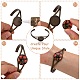 Accessoire de bricolage de bracelet en laiton MAK-WH0007-05AB-4
