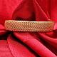 Real 18K Gold Plated Brass Mesh Cuff Bangles for Women BJEW-BB07401-3