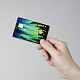 PVC プラスチック防水カード ステッカー  銀行カードの装飾用の粘着カードスキン  長方形  ツリー  186.3x137.3mm DIY-WH0432-021-5