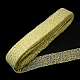 メッシュリボン  プラスチックネットスレッドコード  金色のメタリック製コード付き  淡いチソウ  4.5cm  25ヤード/バンドルに関する PNT-R011-4.5cm-G02-1