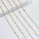 Chgcraft bricolage feuille chaîne bracelet collier maknig kit DIY-CA0005-12-5