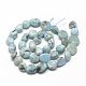Chapelets de perles en larimar naturel X-G-R445-8x10-15-2