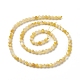 Brins de perles de coquillage jaune doré naturel SSHEL-G029-01A-2