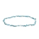 Bracelet extensible en perles d'apatite naturelle BJEW-JB08484-06-1