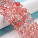 Cherry Quartz Glass Beads Strands G-M420-D07-01-2