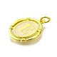 Латунные подвески KK-C088-01G-05-2