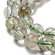 Natural Green Rutilated Quartz Beads Strands G-A219-A03-02-3