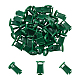 プラスチック温室フック  植物フラワーハンガー  温室ガジェット吊り下げツール  濃い緑  30x20mm FIND-WH0045-26-1