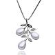 Beautiful Brass Rhinestone and Imitation Pearl Pendants for Girl Friend Best Gift KY-BB10195-1