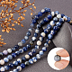 CHGCRAFT 4 Strands Natural Sodalite Beads Strands G-CA0001-11-3