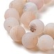 Chapelets de perle en agate géode druzy naturelle G-K166-09-10mm-01-7