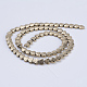 Electroplate Non-magnetic Synthetic Hematite Beads Strands G-J380-6mm-A-2