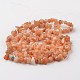 Nuggets Natural Red Aventurinee Bead Strands G-M344-06-2