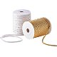 Pandahall 5mm cordón de plata dorada decorativa cuerda de nailon trenzado hilo para decoración del hogar NWIR-PH0001-29-9