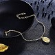 Trendy Brass Charm Bracelets BJEW-BB32150-3