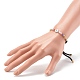 Adjustable Cubic Zirconia Beads Nylon Thread Slider Bracelets BJEW-JB06366-04-3