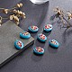 Perlas de esmalte de aleación de estilo chino ENAM-P160-12A-S-9