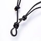 Adjustable Leather Cord Necklaces Making BJEW-F347-17A-2