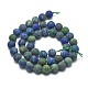 Natural Chrysocolla and Lapis Lazuli Beads Strands G-I254-02C-2