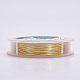 Benecreat 28 calibre (0.3 mm) resistente al deslustre alambre de oro claro fabricación de joyas alambre de cobre CWIR-BC0001-0.3mm-KCG-7