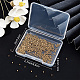 Beebeecraft 500Pcs/Box Round Crimp Beads 24K Gold Plated Stainless Steel Cord End Caps 2mm Loose Spacer Stoppers Beads for Earring Necklace STAS-BBC0001-45-7