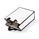 長方形の紙袋  ハンドル付き  ギフトバッグやショッピングバッグ用  ホワイト  16x12x0.6cm CARB-F007-01A-01-3