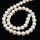 Grade AA Natural Cultured Freshwater Pearl Beads Strands PEAR-L001-D-07-3