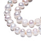Brins de perles de culture d'eau douce naturelles PEAR-N014-07G-3