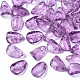 Transparent Spray Painted Glass Charms GLAA-T016-36-A02-1