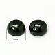 Natural Black Agate Cabochons G-C108-5mm-3-1