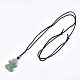 Natural Green Aventurine Pendant Necklaces G-T113-06A-B-2