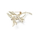 Strass-Libellen-Brosche mit Perlen aus Kunststoff JEWB-M026-03G-3