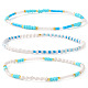 3-teiliges Set aus dehnbarem Armband aus Glasperlen für Damen&nbsp;YT3282-1-2