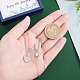 Creatcabin collier pendentif en argent sterling plaqué rhodium 925 SJEW-CN0001-01A-3
