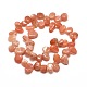 Sunstone naturelle perles de puce brins G-M204-63-2