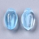 Transparent Spray Painted Glass Beads GLAA-N035-013-D04-3