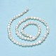 Fili di perle di perle d'acqua dolce coltivate naturali PEAR-A005-07B-01-3