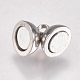 304 Stainless Steel Magnetic Clasps with Loops STAS-G173-05P-6mm-2