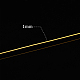 丸銅線  ジュエリー作りのための  ゴールドカラー  18ゲージ  1mm  約49.21フィート（15m）/ロール CWIR-BC0005-02F-G-5