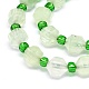 Brins de perles de prehnite naturel grade aa G-O201B-36-3